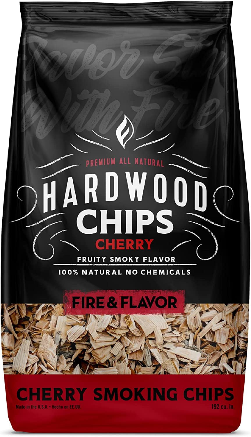 Premium All Natural Wood Chips for Smoker - Wood Chips for Smoking - Smoker Wood Chips - Smoker Accessories Gifts for Men and Women - Cherry - 2Lbs
