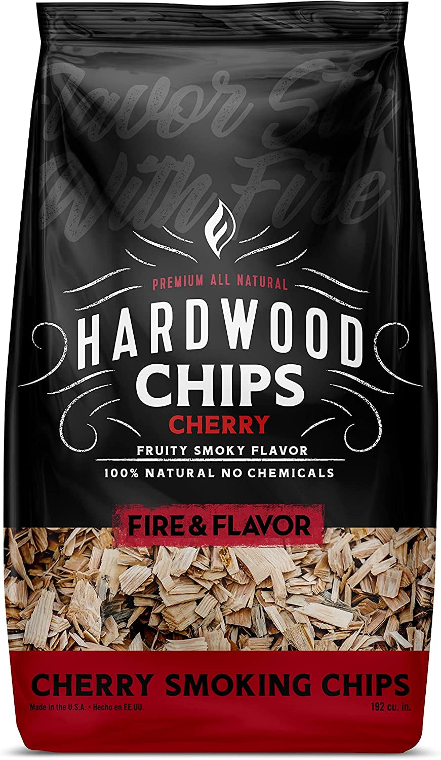 Premium All Natural Wood Chips for Smoker - Wood Chips for Smoking - Smoker Wood Chips - Smoker Accessories Gifts for Men and Women - Cherry - 2Lbs